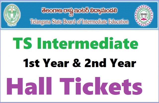 TS Inter 1st year, 2nd-year Exam Hall Ticket Download 2020