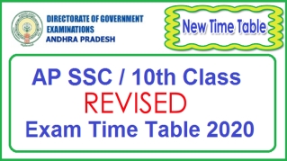  AP SSC 10th Class Time Table 2020 Released