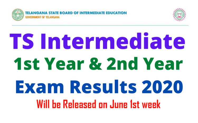 Telangana Intermediate Exam Results 2020 will be on June 1st week