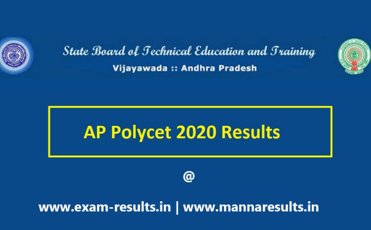  AP POLYCET Results 2020