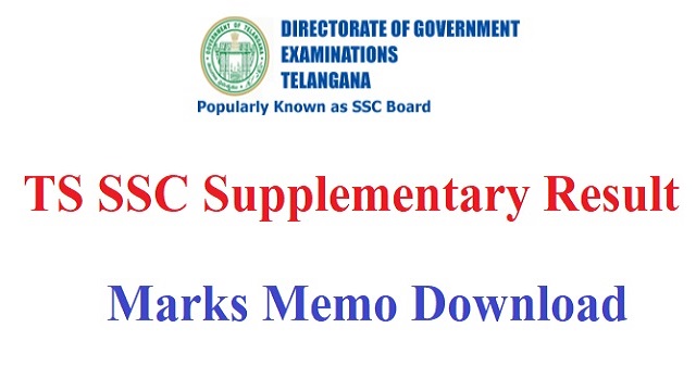  TS SSC 10th Supply Results 2022