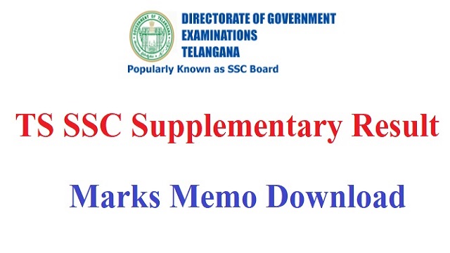 TS SSC 10th Supply Results 2022